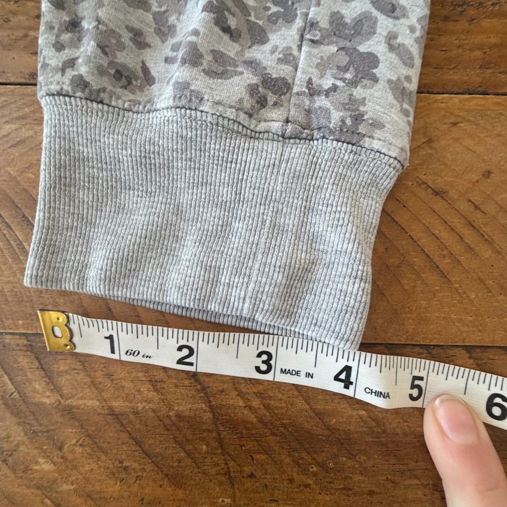Athleta Light Gray Leopard Print Joggers - Picture 8 of 9
